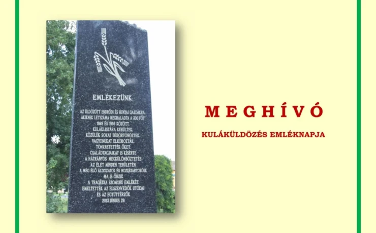 Kuláküldözés Emléknapja
