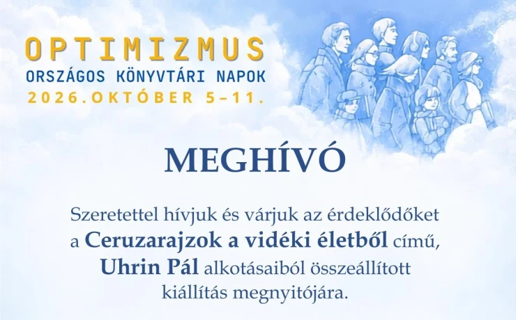 Ceruzarajzok a vidéki életből – kiállítás Uhrin Pál alkotásaiból