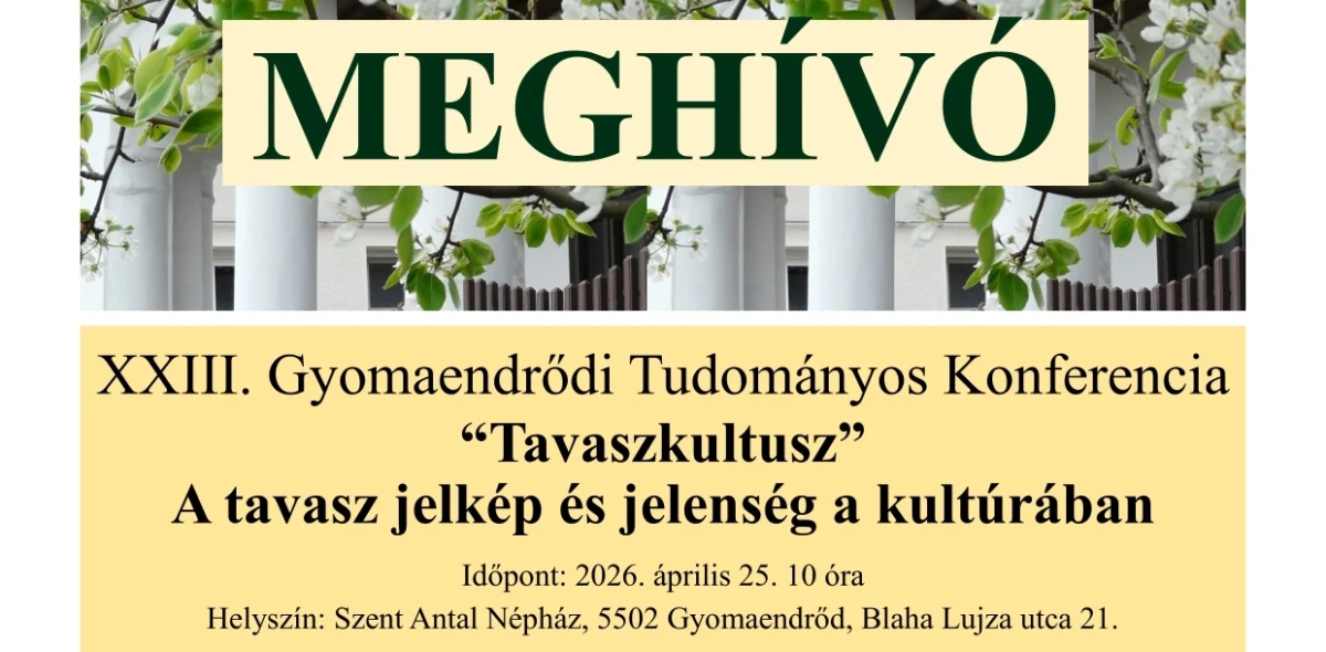 XXIII. Tudományos Konferencia