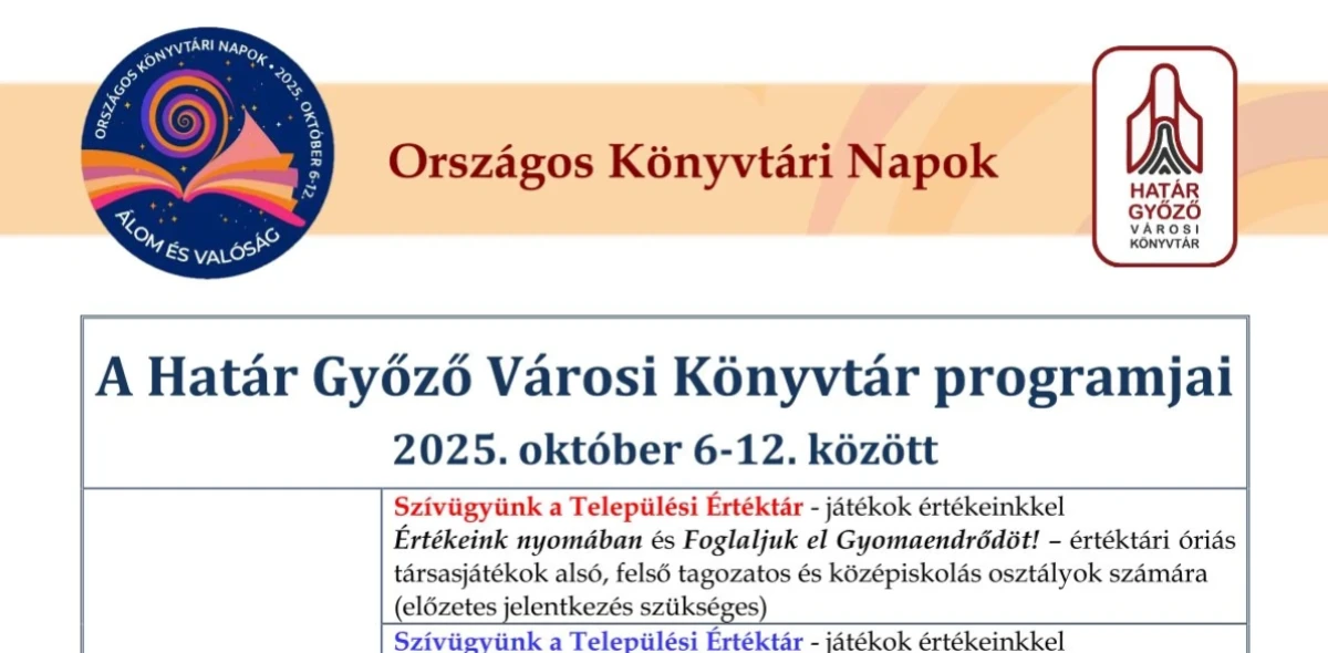 Országos Könyvtári Napok