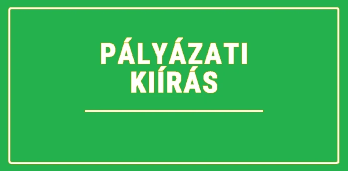 Pályázati felhívás ügyvezetői munkakör betöltésére