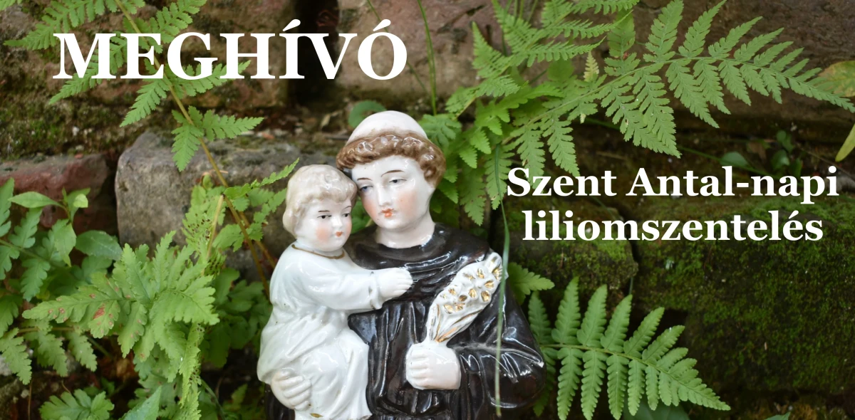 Meghívó - Szent Antal-napi liliomszentelés