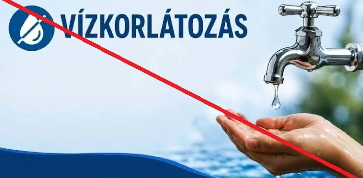 I. fokú közműves vízkorlátozás visszavonása